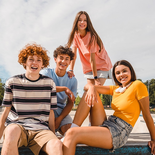 Teens Smiling Dr. Zoey Orthodontics in Vero Beach, FL